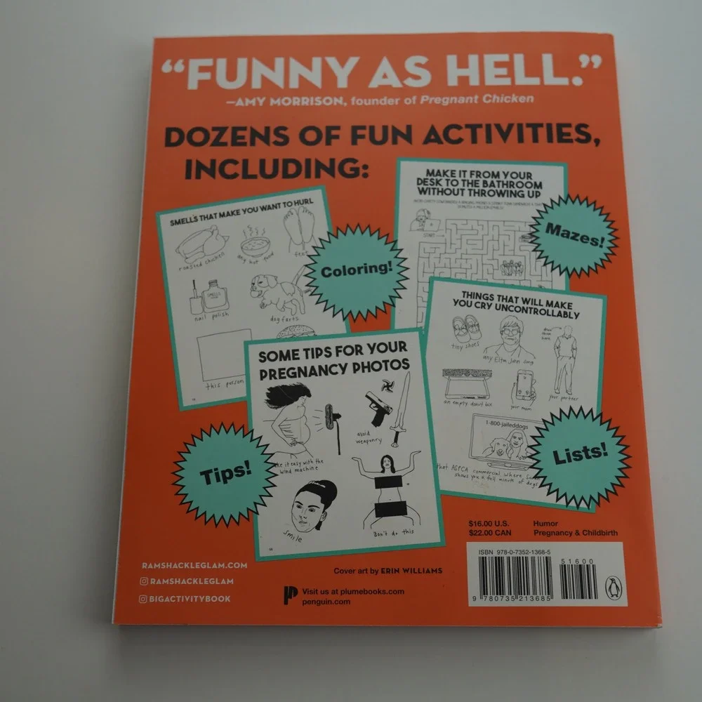 The Big Fat Activity Book For Pregnant People, Jordan Reid &‎ Erin Williams